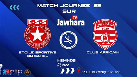 Etoile Sportive Du Sahel Vs Club Africain Handball Youtube