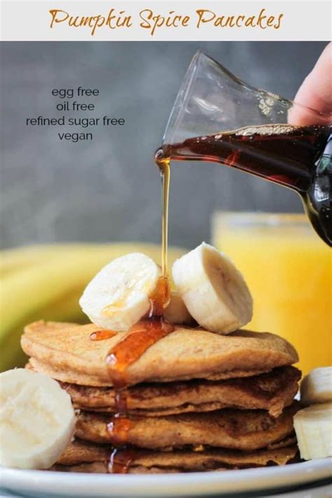 These Quick And Easy Vegan Banana Pumpkin Spice Pancakes Are Perfect