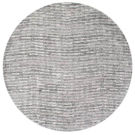 Nuloom Sherill Modern Ripples Gray Ft Round Rug Bdsm A R The