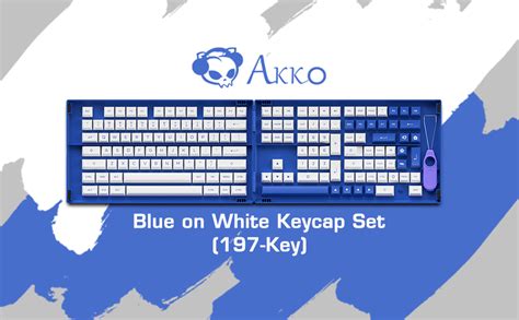 Akko Klawiatura nakładki na klawisze 197 przycisków ASA Profile PBT