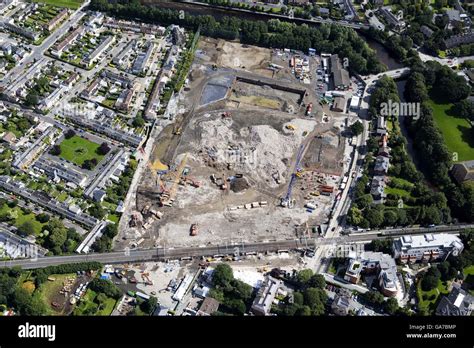 Demolition of Lansdowne Road stadium Stock Photo - Alamy