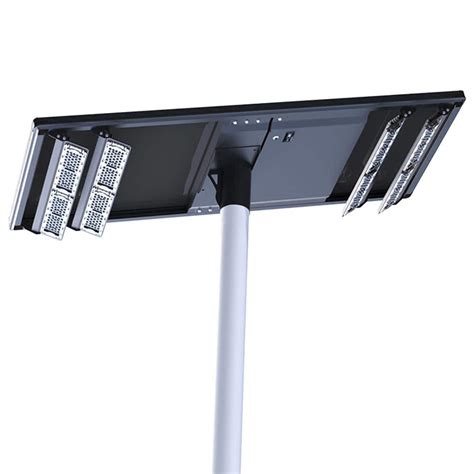 Eleding Watt Equivalent Integrated Led Black Dual Head Solar Area