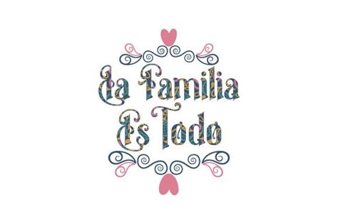 Paisley La Familia Es Todo SVG Cut File By Creative Fabrica Crafts