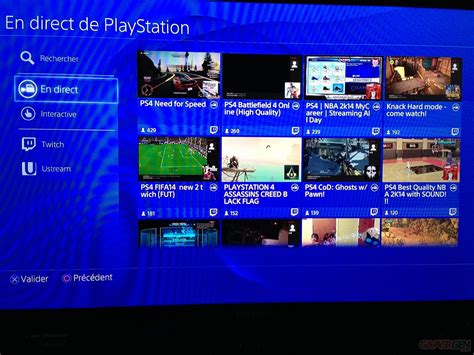 Playstation Ps Logiciels Pr Install S Et Aper U Des Diff Rentes