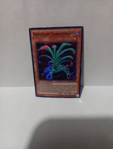 Yu Gi Oh Tcg Predaplant Sarraceniant Fusion Enforcers Fuen En