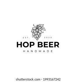 Beer Hop Logo Badge Design Element Stock Vector (Royalty Free) 307542587 | Shutterstock