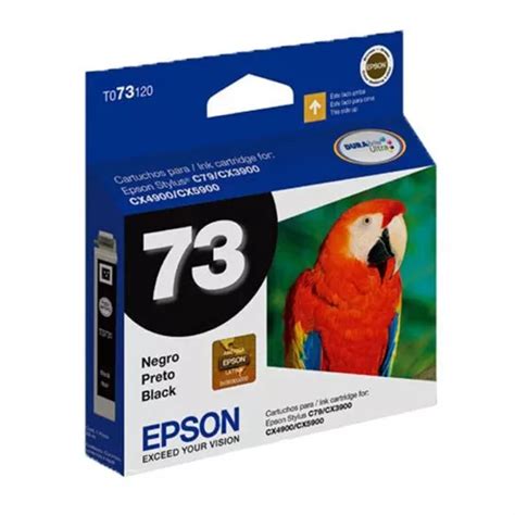 Cartucho Epson T073 Negro T20 Tx100 Tx110 Tx200 Tx220 C79