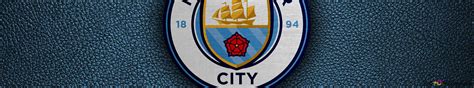 Manchester City football club logo 4K wallpaper download