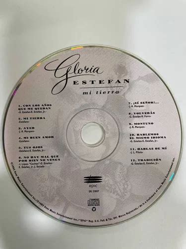 Cd Gloria Estefan Mi Tierra Sin Arte Posterior En Venta En Ch A