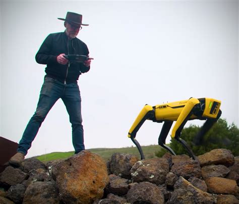 Boston Dynamics Spot Robot Goes For An Outdoor Adventure With Adam