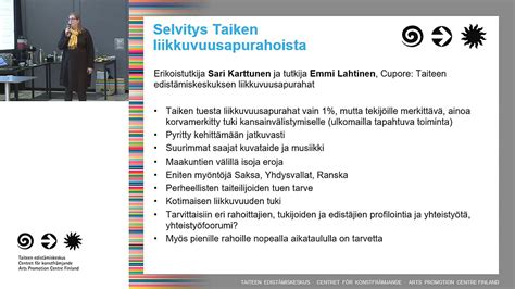 Taike Cupore Talks Taiteilijoiden Ja Taiteen Liikkuvuus Youtube