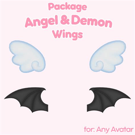 Angel And Demon Wings Vrchat