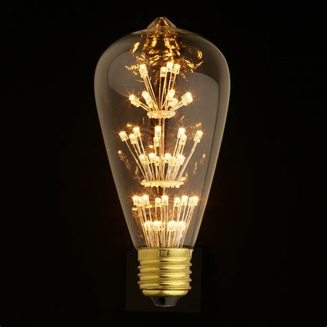 E27 LED Edison Fireworks Light Bulb // Type S - LightWithShade - Touch ...