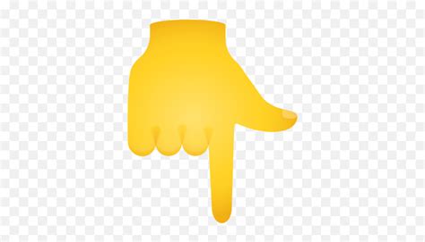 Backhand Index Pointing Down Emoji Icon Clip Art Ok Fingers Emoji