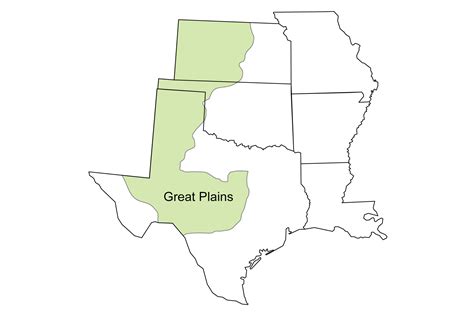 Texas High Plains Map Alaine Leonelle