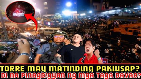 TORRE MAY MÃTINDING PAKIUSAP DI NA PINAGB GYAN NG MGA TAGA DAVAO YouTube