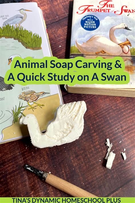 How To Make A Fun Animal Soap Carving & A Quick Study on A Swan