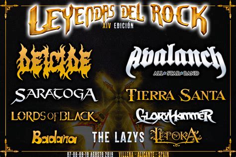 Leyendas Del Rock Anuncia Nueve Bandas M S A Su Cartel Metalcry