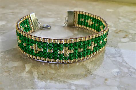 Green Yellow Beaded Bracelet Redibisgifts