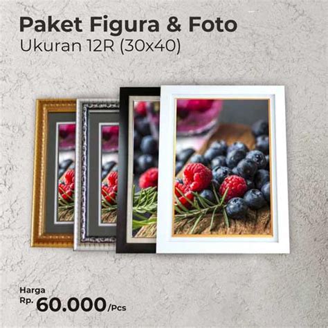 Jual Paket Pigura Figura Bingkai Frame Cetak Foto R Shopee Indonesia