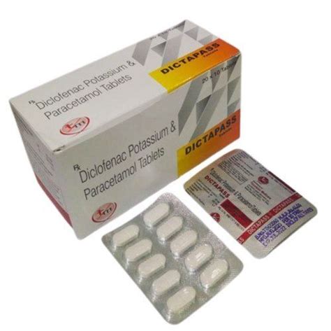 Diclofenac Potassium Paracetamol Tablets At Best Price In Dehradun Friends Medicos