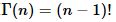 GAMMA function calculator and graph