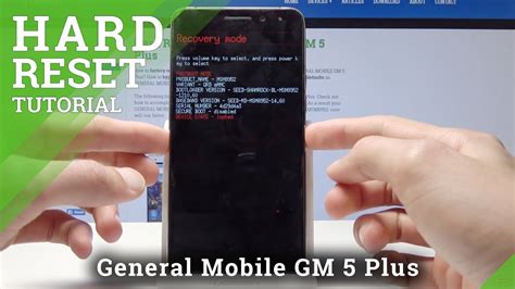 Hhard Reset General Mobile Gm Wipe Data Screen Lock Bypass Youtube