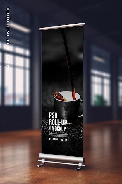 Rollup Banner Mockup Premium AI Generated PSD