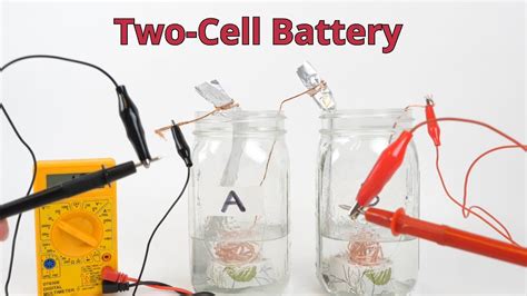 Two Cell Battery Youtube