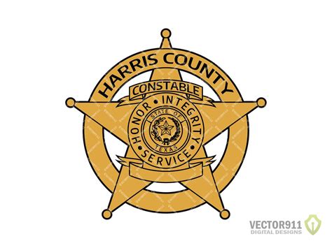 Harris County Texas Constable Badge TX Police Law Enforcement - Etsy