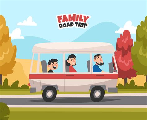 Family Road Trip | FreeVectors