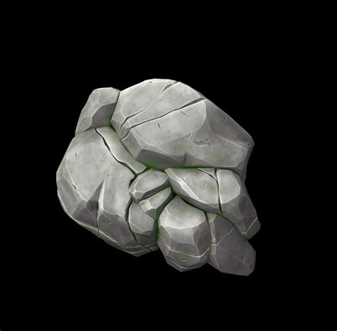 Stylized Rock 3d Model Cgtrader