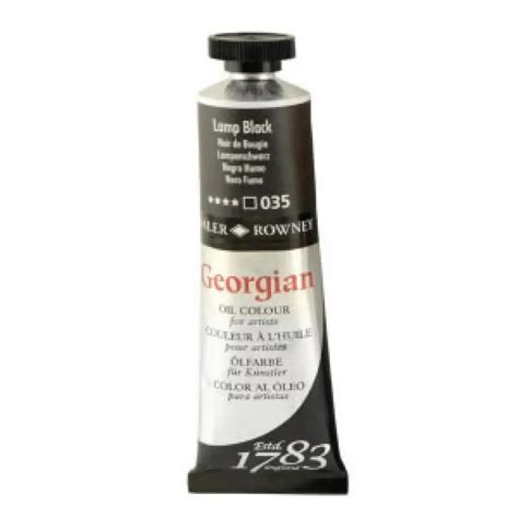 Daler Rowney Georgian Oil Paint Lamp Black Ml Arthipo