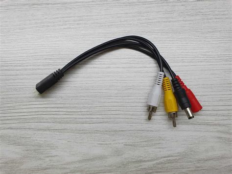 Адаптер переходник JST-XH 3s 4-Pin на тюльпаны 2xRCA (папа) 5 аудио ...