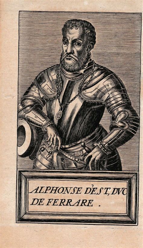 Portrait XVIIe Alphonse II d Este Duc Ferrare Modène Reggio Alfonso II