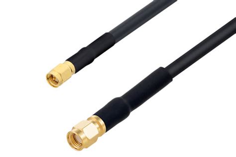 SMA Male To Reverse Polarity SMA Plug Low Loss Cable Using LMR 240 Coax