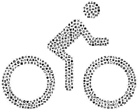 public domain cyclist icons svg freepngimg
