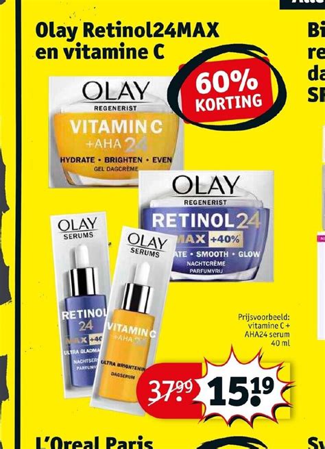 Olay Retinol Max En Vitamine C Aanbieding Bij Kruidvat