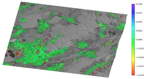 Los Deformation Rate Of Tile I J Expressed In M Yr Format And