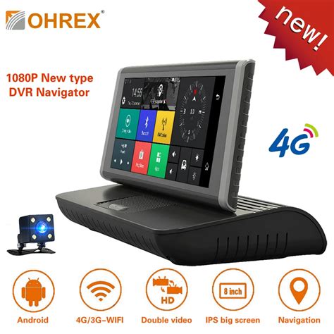 OHREX T906 4G coche GPS de navegación Android Bluetooth ADAS Full HD