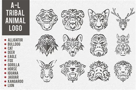 Tribal Animal Logo - LogoDix