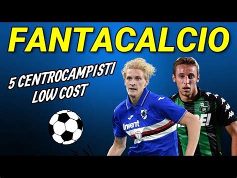 Guida Asta Fantacalcio Centrocampisti Low Cost Giocatori