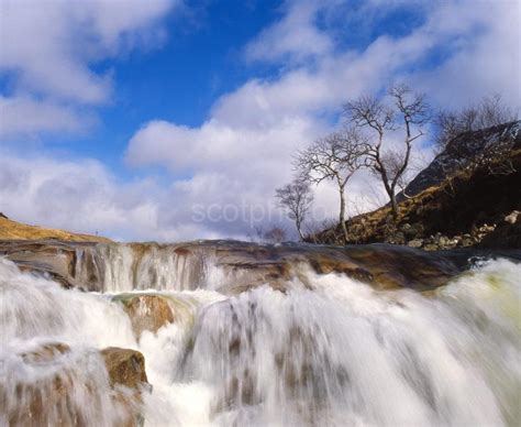 Waterfalls In Glen Etive – Scotphoto