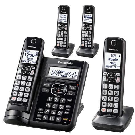 Panasonic Kx Tgd830m Dect Expandable Cordless Phone System With Digital Answering System Matte