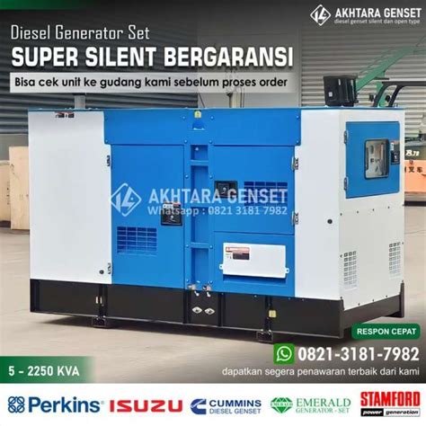 Jual Toko Genset Surabaya Kva Murah Perkins Isuzu Cummins Emerald