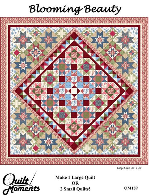 Blooming Beauty Quilt Kit By Quilt Moments Finished Size Etsy