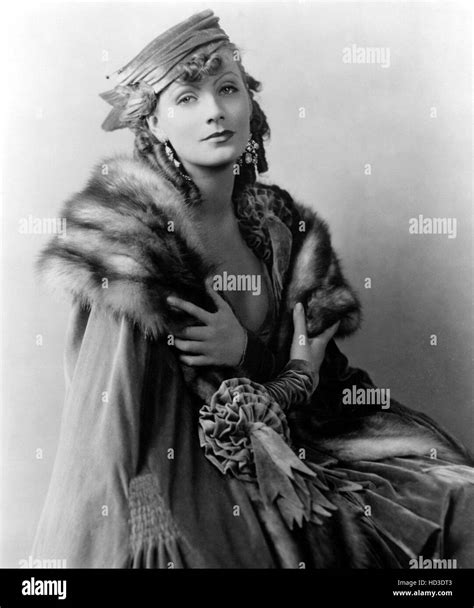 Romance Greta Garbo Portrait By George Hurrell 1930 Stock Photo Alamy