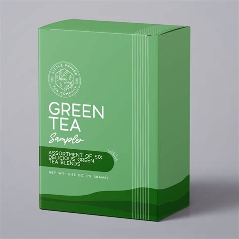 Green Tea Sampler Box – Assorted Flavors, Tea Lovers' Delight, Gift Set