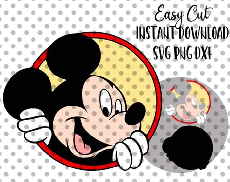 Mouse Head Svg Png Clip Art Files Printable Images Digital Etsy