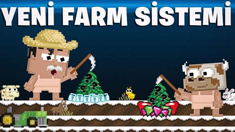 Block kırmaya gerek yok Yeni Farm Sistemi Growtopia YouTube